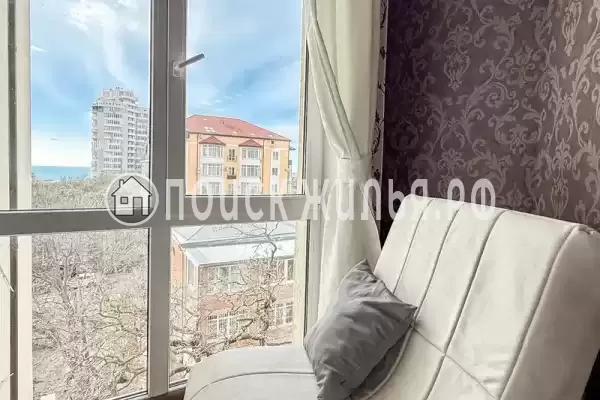 Частный сектор «Просторная евродвушка с видом на море»