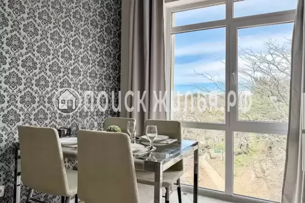 Частный сектор «Просторная евродвушка с видом на море»