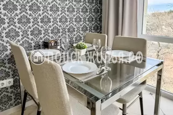 Частный сектор «Просторная евродвушка с видом на море»