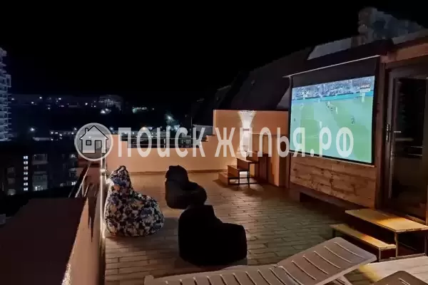 Дом под ключ «Таунхаус с панорамной крышей»