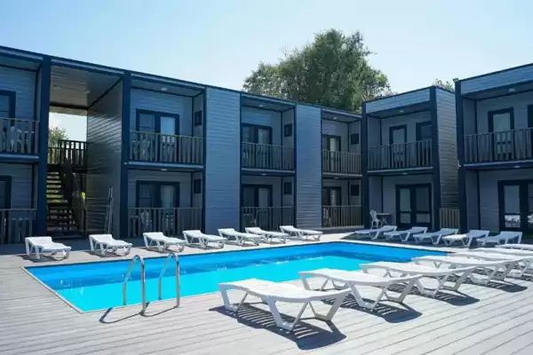 Гостевой дом «Azov village», Краснодарский край, Голубицкая, Курортная, д. 77/1