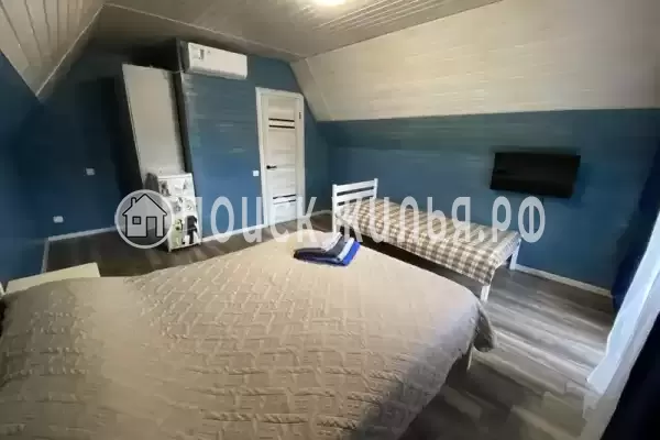 Частный сектор «Двухэтажный коттедж из бруса»