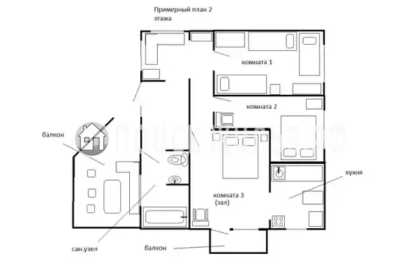 Дом под ключ «На 4−12 человек»