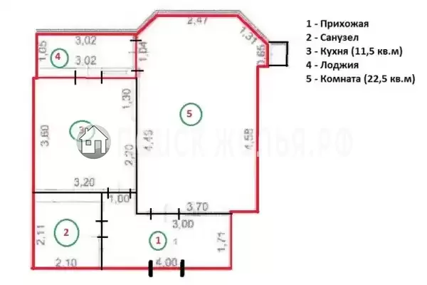 Квартира «Светлая квартира на Энгельса»